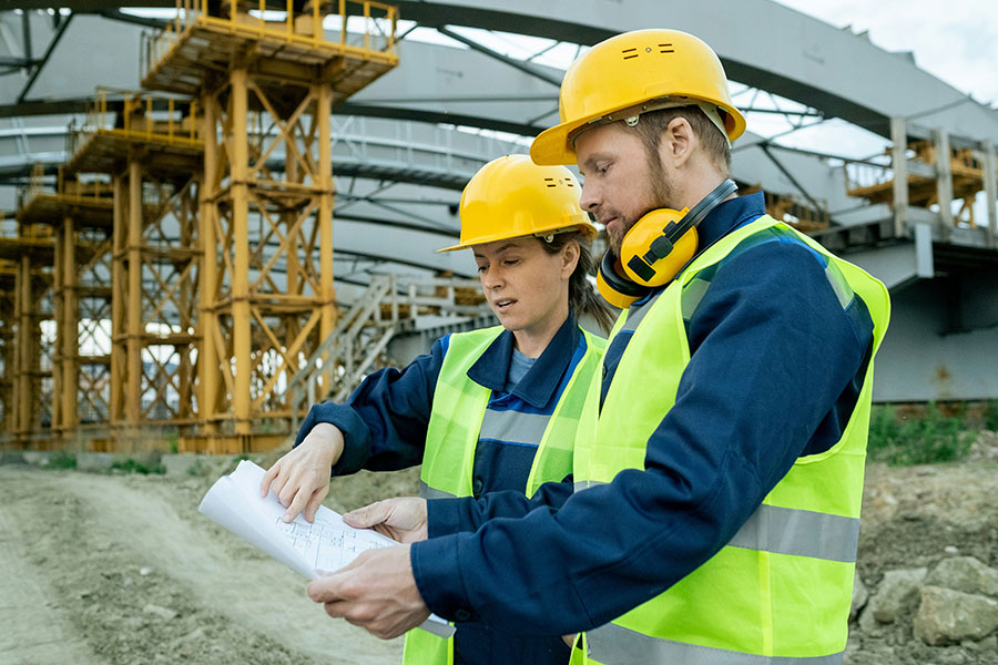 Inspection Engineers on a job site